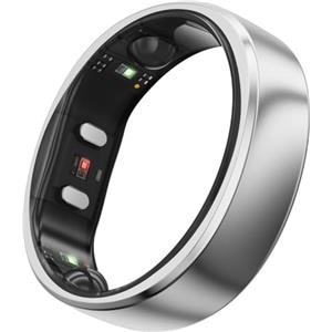 RingConn Gen 2 Smart Ring, Primo Al Mondo con Monitoraggio OSA, Nessun Abbonamento All'App, 12 Giorni di Batteria, Tracker di Stress/Frequenza Cardiaca/Salute Femminile, Compatibile Con Android e iOS