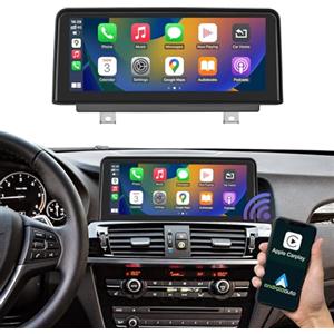 Road Top 10,25 pollici Autoradio Senza Fili Carplay & Android Auto per BMW X3 X4 Serie F25/F26 2013-2016 con NBT sistema, Touchscreen Auto Stereo Ricevitore