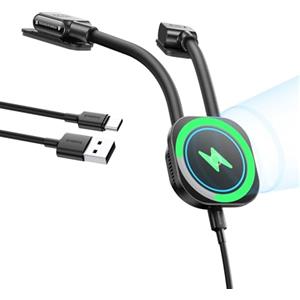 Baseus 15W C03s Pro Caricatore Wireless Auto Magsafe 15W, Caricabatterie Wireless Magnetico, Supporto Telefono Auto Carica Rapida per iPhone 17-12 Serie