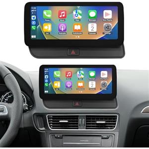 Road Top 12,3 pollici Autoradio Senza Fili CarPlay Touchscreen per Audi Q5 2009-2017 anno con 3GMMI, auto Radio Stereo Multimedia schermo, Supporto senza fili Android Auto, Navigazione, Mirrorlink