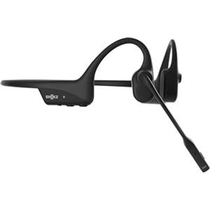 SHOKZ Auricolari OpenComm2 2025 Upgrade a conduzione ossea, auricolari Bluetooth open-ear con microfono per l'attenuazione del rumore, cuffie wireless, 16 ore di conversazione, Segnalibri, Nero