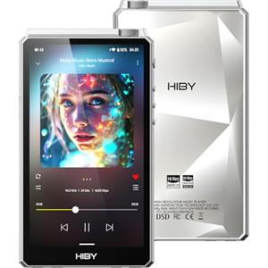 HiBy R6III 2025 Lettore DAP ad alta risoluzione Lettore MP3 audio con amplificatore classe A e AB/Android 12/Bluetooth 5.0/WiFi/64G+2TB memoria espandibile