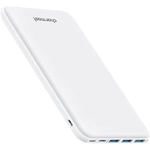 Charmast 26800mAh Power Bank Caricatore Portatile USB Tipo C Powerbank Batteria con 3 Ingresso & 4 Uscita per MacBook Nintendo Switch iPhone iPad Nexus Samsung Huawei (Bianco)