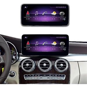ninetom Autoradio Android 13 Touchscreen da 12,3 pollici per Mercedes Benz Classe A/C,W176,CLA,GLA,GLC,X156 dal 2015 al 2018 NTG 5.0, supporta Wireless Apple Carplay/Android Auto Mirror Link