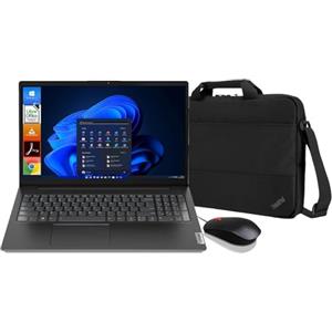 Lenovo V15, Pc Portatile Notebook, Intel i3-1215U, Full HD 15,6", 16GB Ram Ddr4, 512GB Ssd Nvme, Windows 11 Pro + Borsa e Mouse Usb Lenovo - Pronto All'Uso