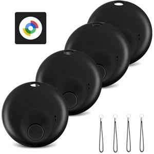 Spedal Android Smart Tracker Tag, Localizzatore Android Compatibile "Google Funzioni Trova", Trova Oggetti e Chiavi/Bagagli/Portafogli/Valigia, Batteria Sostituibile (4 PC)