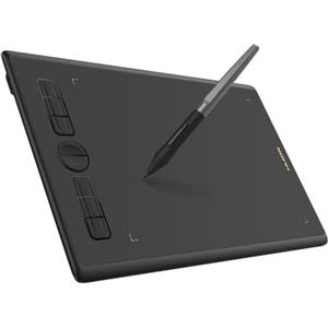 HUION H580X Tavoletta Grafica con 8 Pulsanti Express e Penna Senza Batteria, Grafica Digitale Compatibile con Chrome OS, Adatta Per Pittura, Romote Education e Office
