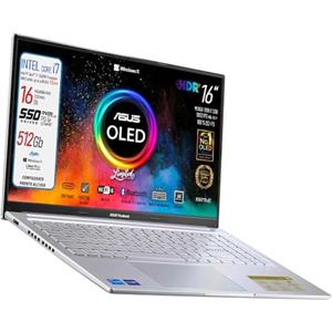ASUS Notebok Vivobook OLED 16" pantone valitated, Intel I7 13620H, Ram 16Gb, SSD Pci Nvme 512Gb, Windows 11, wi-fi 6, webcam, Usb3.2, Hdmi, Bt5.3, Tastiera retroilluminata, Preconfigurato