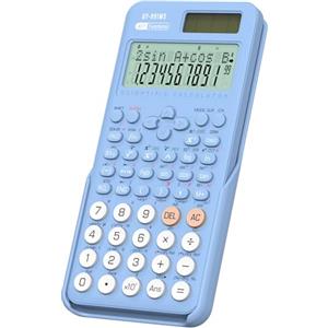 ROATEE Calcolatrice scientifica per studenti, calcolatrice scientifica con display a 2 righe con 401 funzioni, calcolatrice matematica da tavolo per scuola e ufficio