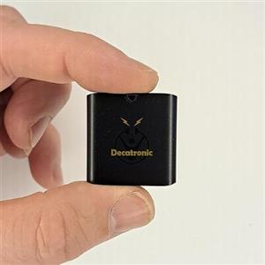 DECATRONIC Registratore SPY Vocale Mini spia con Attivazione Vocale e Lunga Autonomia piccolissimo