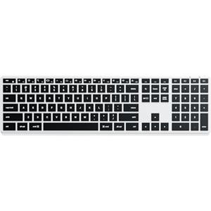 Satechi Slim X3 Bluetooth Wireless Tastiera, Layout QWERTY Stati Uniti, Tastierino Numerico Retroilluminato, Multi-Dispositivo per MacBook Air e Pro M5 M4, Mac Mini, iPad Air e Pro, iMac - Argento