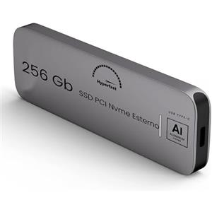 MULTIMEDIA Shopping SSD esterno portatile da 256 Gb, fino a 1050 MB/s Unità a stato solido esterna USB 3.2 Gen2 ultra veloce Mini SSD esterno USB-C per laptop, dispositivi di tipo C, garanzia Italiana