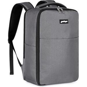 YOKGO Zaino Ryanair 40x20x25, Bagaglio a Mano 40x20x25 Ryanair,Zaino da viaggio Aereo Bagaglio a Mano, Zaino Scuola,Porta PC 14,4" Zaini Aereo Sotto il Sedile Donna Uomo Grigio