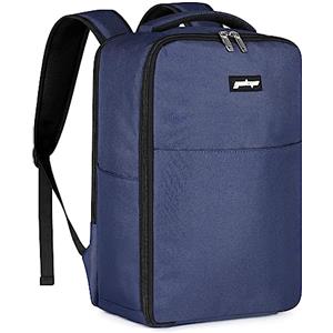 YOKGO Zaino Ryanair 40x20x25 da Viaggio,Aereo Bagaglio a Mano Piccolo Borsa da Cabina 20L,14,4" Pollici Zaino Porta PC Donna Uomo per Scuola Lavoro Trekking Blu