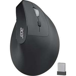 acer Mouse ergonomico senza fili, mouse verticale ricaricabile da 2,4 GHz con 3 DPI regolabili, 6 tasti, mouse ergonomico da ufficio Vertical Wireless per Windows, mac OS, Linux, Chrome OS, ecc.