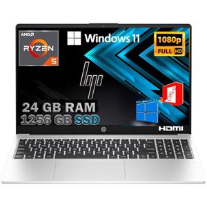 HP Probook 455 G10 Notebook portatile Silver, RAM 24GB, SSD 1256GB, Display FullHD 15.6", Cpu Amd Ryzen 5 7530U da 4,6 GHz, fingerprint, Win11 Pro, Open Office
