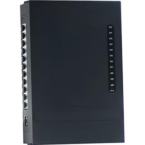 SIMPLETEK - Centralino Telefonico Analogico | 3 Linee Esterne CO, 8 Interni, Segreteria Integrata 50 Secondi, ID Chiamante