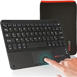 TECHGEAR Tastiera AZERTY senza fili con touchpad integrato
