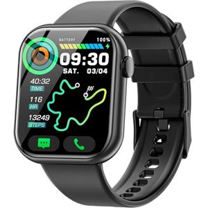 Hwagol Smartwatch Uomo Donna, Waterproof Fitness Tracker 140+ modalità Sportive Orologio Smar twatch con Contapassi/Cardiofrequenzimetro/SpO2/Cronometro per Android iOS