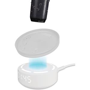 Qikfresh Custodia in silicone per base compatibile con Oral-B tipo 3786 - Copertura igienica compatibile con la ricarica per spazzolini elettrici - Trasparente satinato