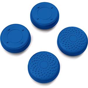 playvital Copri Analogici per Steam Deck LCD/OLED, Thumb Grip per PS Portal Remote Player, 2 Paia Gommini Joystick Caps in Silicone, Punti Rialzati&Borchiati-Blu