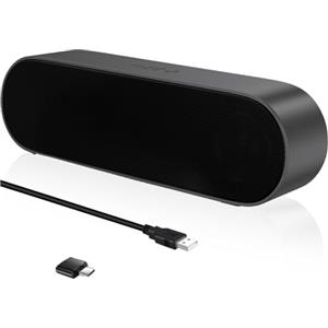 ZETIY Mini Altoparlante per PC, Casse Computer con Alimentazione USB, Altoparlante USB Stereo Sound Mini Casse Soundbar Portatile per Tablet Desktop Laptop e Banco Cassa - Grigio