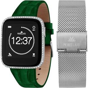 Morellato Special pack M-01 Crystal Light Smartwatch Donna, Digitale con doppio cinturino - R0151167522