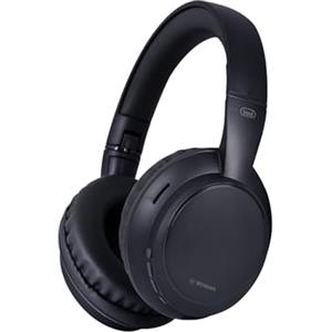 Trevi DJ 12E35 BT Cuffie Wireless Over Ear, Stereo HiFi con Microfono, 8h Autonomia, Comandi su Padiglione, Pieghevoli e Leggere, Compatibili con iOS e Android, per Viaggio, PC, Telefono e Ufficio