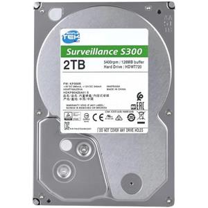 SIMPLETEK - Disco Rigido Interno ad Altissima Capacità 2 TB (2000 GB) 3.5 Pollici SATA III per Videosorveglianza DVR/NVR 24/7