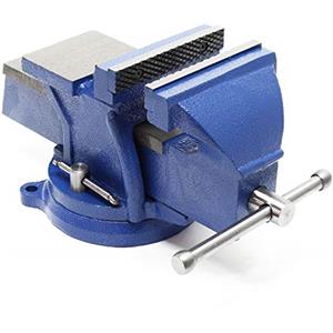 Wiltec Morsa da banco Light Duty 150 mm con incudine e ganascia di serraggio per sollecitazioni leggere