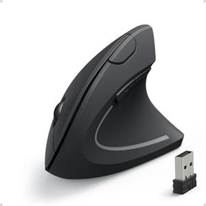 Anker Mouse Verticale Wireless - Mouse Senza Fili Con Impugnatura Verticale e Design Ergonomico, Nero