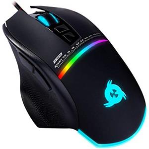 KLIM Skill Mouse da Gioco ad Alta Precisione, Mouse per Gamer USB PC, PS4 & Xbox One - 2024 Versione - DPI Regolabile - Tasti Programmabili - Presa Comoda - Nero