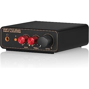 Nobsound HiFi MM/MC RIAA Giradischi preamplificatore Phono LP Vinyl Turntable Preamp Mini amplificatore cuffie (T14-EQ)