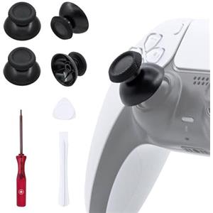 Tolesum Levette Analogiche per Controller PS5, Thumbstick Analogici per Joystick PS5 - Kit di Sostituzione e Riparazione