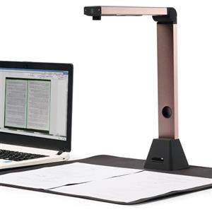 Venkillian Scanner Portatile per Documenti A4/A3 con Fotocamera: 8MP Scanner Professionale Intelligente per Libri e Ufficio｜OCR Win Twain｜Doc Cam per Insegnanti Classi Casa