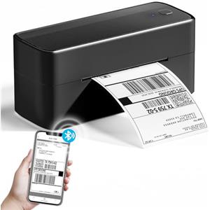 Phomemo Stampante per etichette Bluetooth, stampante termica DHL 4 x 6, etichettatrice Bluetooth Label Printer per codice a barre, Amazon, Etsy, Shopify, DHL, FedEx