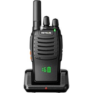 Retevis H777H Walkie Talkie Professionali, PMR446 Radio Bidirezionale con Display Nascosto, USB C, VOX, Torcia, 16 Canali, Walkie-Talkie Portatili per Famiglia, Campeggio (Nero, 1 Pz)