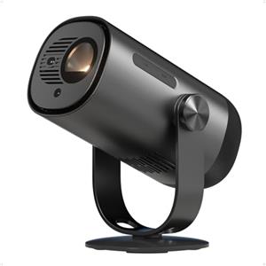 Dangbei Proiettore portatile con Batteria integrata, Mini Proiettore Dangbei Freedo, GTV Integrato e licenza Netflix, 1080P FHD, Supporto Regolabile, 450 lumen ISO, 2,5 Ore di Riproduzione