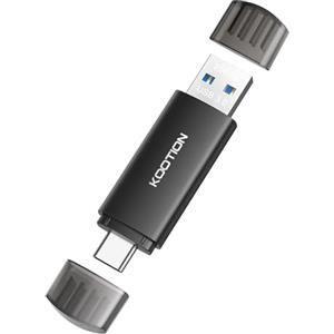 KOOTION Chiavetta USB C 256GB, USB 3.0 OTG 2 in 1 Pendrive Tipo C Memoria 256 Gigas Nero Chiave USB 256GB Per Android/Window/PC/MacBook, Telefono Huawei/Xiaomi/Samsung