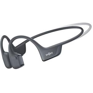 SHOKZ Cuffie Sportive OpenRun Pro 2 Mini a Conduzione Ossea, Wireless Bluetooth 5.3, Microfoni con Cancellazione Rumore, Impermeabili IP55, 12 Ore Riproduzione, Ricarica Rapida USB-C, Nero