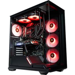 PJ DIGITAL STORE TITANO V4 - Pc gaming Ryzen 7 9800X3D, Rtx 5080 16Gb, Ram 32Gb DDr5 6000 Mhz, Ssd NVMe 2000Gb, Dissipatore a liquido 360mm, Windows 11 Pro, Pc desktop gaming, fino a 5,20 ghz