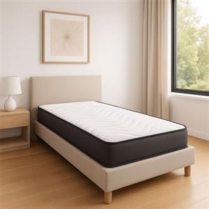 Leonardo Materasso Memory 80x190 Singolo Modello Ilaria Ortopedico - Alto 20 CM - Anallergico Antiacaro - Alleviamento Punti di Pressione - singolo