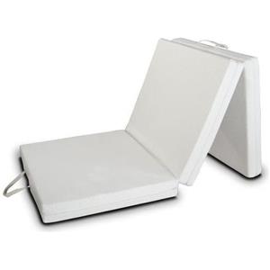 EVERGREENWEB MATERASSI & BEDS EVERGREENWEB - Materasso Singolo 97x200 alto 9 cm Pieghevole Salvaspazio, Futon Pouf Materassino per Dormire 3in1, Sfoderabile in Tessuto Anallergico e Traspirante, Rigidità Media, Colori Assortiti