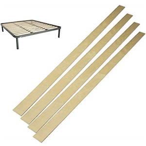 Comprarredo Doghe in legno di ricambio per reti ortopediche, 4 listelli legno curvato e flessibili in faggio - doghe ricambio 159 cm - per reti e letto matrimoniale
