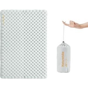 Naturehike Thermal 3,2 R Materassino doppio da campeggio Ultralight, 4 stagioni (-5 ℃), materasso ad aria durevole, alto valore R, alto isolamento, per l'inverno