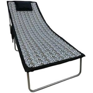 GX GARGIX GARGIX Telo mare lettino microfibra con molle tasche con e senza cuscino Fantasia (Mcc-13, CON CUSCINO)