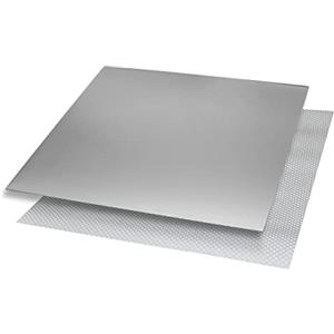 INOXLM lavorazioni inox INOXLM Spianatoia per impastare Piano da Lavoro in Acciaio Inox Varie Misure per Cucina per Bar per Ristorante per impastare senza piega modello Capricorno (30x50 cm)