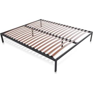 ONNUVO Struttura Letto 160 x 190 Matrimoniale, Marchio Italiano di Qualità, Mod. TOKYO, Doghe INDIPENDENTI Rinforzate, Materiali e Finiture PREMIUM, Sistema Doghe Antirumore, Montaggio Facile e Veloce