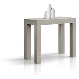 PAZZO DESIGN Tavolo Consolle Allungabile Nancy, Olmo Perla, Fino A 12 Posti, Cucina, Salvaspazio, Made in Italy, Da 45 A 300 Cm - id_1877