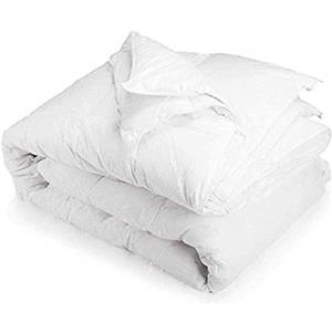 EVERGREENWEB MATERASSI & BEDS Evergreenweb - Piumino Invernale Letto Matrimoniale 250x200 cm in Piuma D'Oca e Piumetta di Alta qualità con Fodera Bianca in Cotone 100% Naturale, Anallergico e Traspirante, Lavabile - Super Offerta